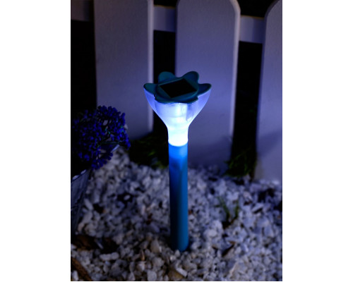 Дополнительное фото Светильник на солнечных батареях (10624) Uniel Promo USL-C-418/PT305 Blue Crocus: Купить в Интернет магазин освещения GCSVET.RU