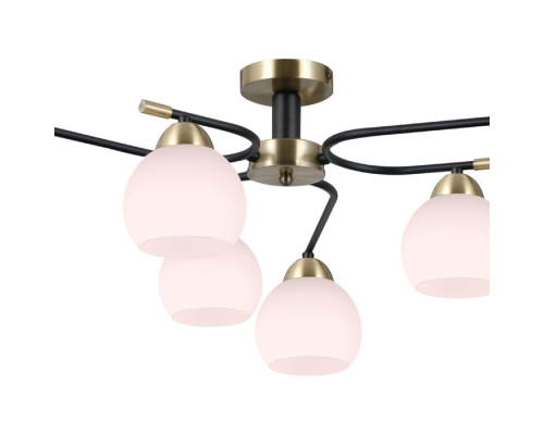 Дополнительное фото Потолочная люстра Illumico IL0638-6CSQ-24 AB BK LIBRA: Купить в Интернет магазин освещения GCSVET.RU