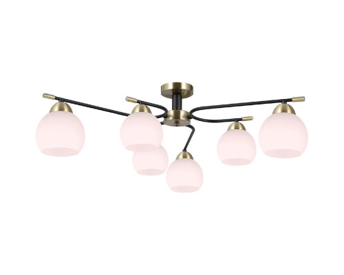 Дополнительное фото Потолочная люстра Illumico IL0638-6CSQ-24 AB BK LIBRA: Купить в Интернет магазин освещения GCSVET.RU