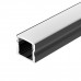 Основное фото Алюминиевый профиль Arlight LINE-1715-2000 ANOD BLACK 044275: Купить в Интернет магазин освещения GCSVET.RU