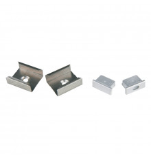 Комплект заглушек и скоб Uniel UFE-N02 SILVER A POLYBAG UL-00000622