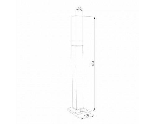 Дополнительное фото Ландшафтный светильник Elektrostandard 1537 TECHNO LED 4690389168772: Купить в Интернет магазин освещения GCSVET.RU
