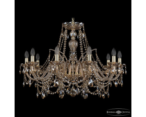 Основное фото Люстра подвесная Bohemia Ivele Crystal 1411/10/300 G M721: Купить в Интернет магазин освещения GCSVET.RU