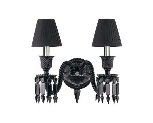 Основное фото Настенный светильник Delight Collection Baccarat style ZZ86303BK-2W: Купить в Интернет магазин освещения GCSVET.RU