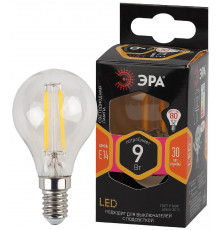 Светодиодная лампочка Эра F-LED P45-9w-827-E14 Б0047020