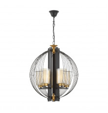 Люстра подвесная Lumina Deco Ponti LDP 1245-5 BK+MD