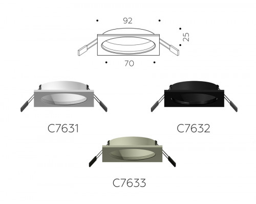 Дополнительное фото Основание светильника Ambrella Light DIY Spot C7632: Купить в Интернет магазин освещения GCSVET.RU