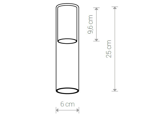 Дополнительное фото Плафон для светильника Nowodvorski Cameleon Cylinder M 8543: Купить в Интернет магазин освещения GCSVET.RU