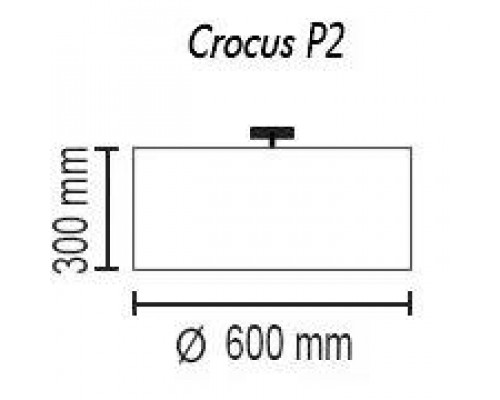 Дополнительное фото Светильник потолочный TopDecor Crocus Glade P2 01 03g: Купить в Интернет магазин освещения GCSVET.RU