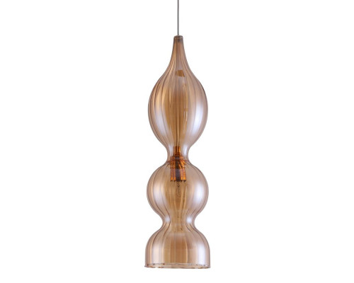 Дополнительное фото Светильник подвесной Crystal Lux Iris SP1 B Amber: Купить в Интернет магазин освещения GCSVET.RU