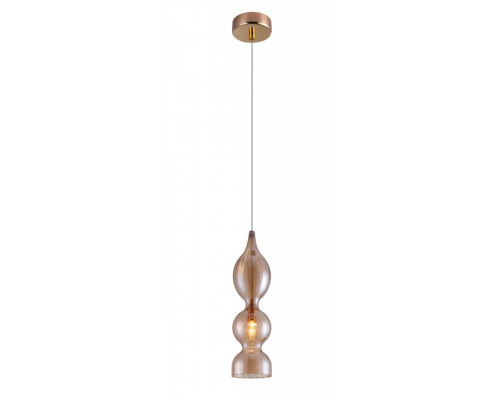 Дополнительное фото Светильник подвесной Crystal Lux Iris SP1 B Amber: Купить в Интернет магазин освещения GCSVET.RU