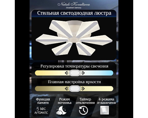 Дополнительное фото Люстра потолочная Natali Kovaltseva Led Light LED LAMPS 81165: Купить в Интернет магазин освещения GCSVET.RU