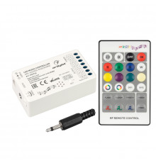 Аудиоконтроллер Arlight ARL-Sound-RGB/RGBW (12-24V, 4x4A, RF ПДУ 24кн) 034726