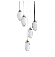 Люстра каскадная DeLight Collection Celestial MT8848-5H brass