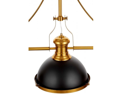 Дополнительное фото Люстра подвесная Lumina Deco Ettore LDP 710-3 BK+MD: Купить в Интернет магазин освещения GCSVET.RU