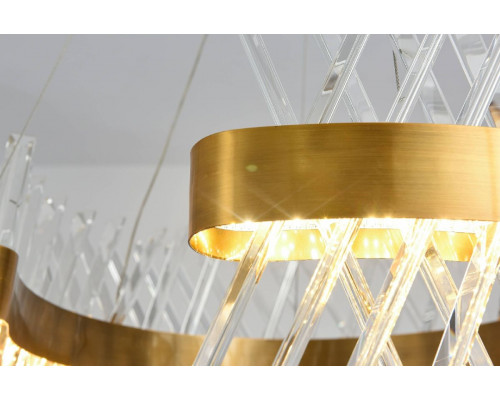 Дополнительное фото Люстра подвесная Lumina Deco Ringletti LDP 8016-800 MD: Купить в Интернет магазин освещения GCSVET.RU