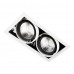 Основное фото Светильник встраиваемый Ambrella Light T812 BK/CH 2*12W 4200K: Купить в Интернет магазин освещения GCSVET.RU