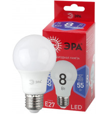 Светодиодная лампочка Эра LED A60-8W-865-E27 R Б0045323