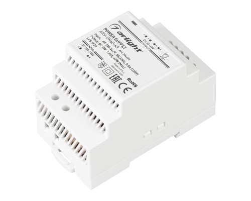 Основное фото Сетевой адаптер Arlight ARV-DR60-48 (48V, 1.25A, 60W) 034676: Купить в Интернет магазин освещения GCSVET.RU