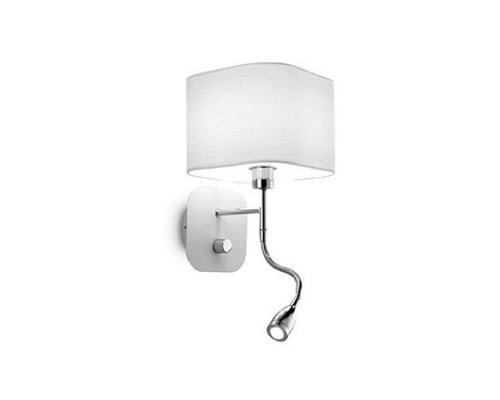 Основное фото Настенный светильник Ideal Lux Holiday AP2 Bianco 124162: Купить в Интернет магазин освещения GCSVET.RU