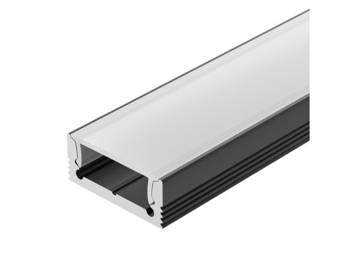 Основное фото Алюминиевый профиль Arlight SL-SLIM-H7-2000 BLACK 037110: Купить в Интернет магазин освещения GCSVET.RU