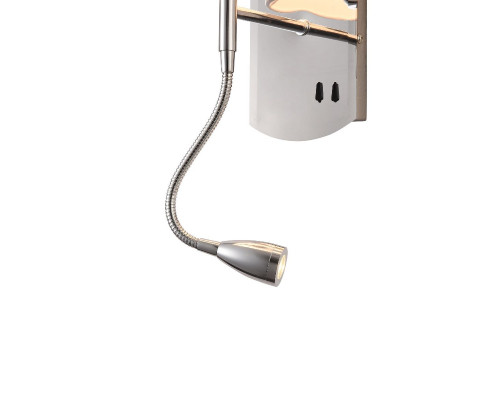 Дополнительное фото Гибкий светильник на стену Maytoni Bergamo MOD617WL-01CH: Купить в Интернет магазин освещения GCSVET.RU