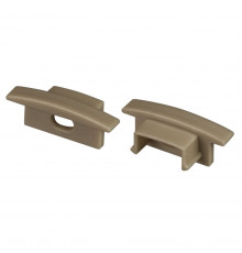 Заглушка Arlight LINE-2308-F OLIVE GREY с отверстием 038637