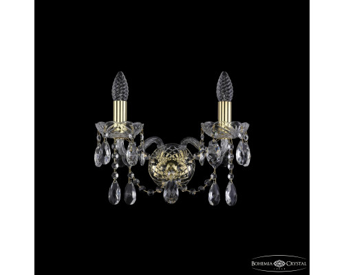 Основное фото Настенный светильник Bohemia Ivele Crystal 1413B/2/141 G: Купить в Интернет магазин освещения GCSVET.RU