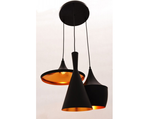 Дополнительное фото Люстра подвесная Lumina Deco Foggi LDP 7712-3 BK: Купить в Интернет магазин освещения GCSVET.RU