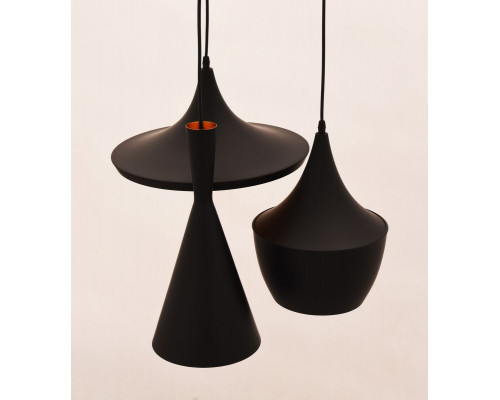 Дополнительное фото Люстра подвесная Lumina Deco Foggi LDP 7712-3 BK: Купить в Интернет магазин освещения GCSVET.RU