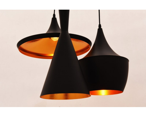 Дополнительное фото Люстра подвесная Lumina Deco Foggi LDP 7712-3 BK: Купить в Интернет магазин освещения GCSVET.RU