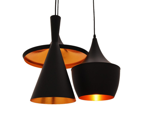 Дополнительное фото Люстра подвесная Lumina Deco Foggi LDP 7712-3 BK: Купить в Интернет магазин освещения GCSVET.RU