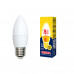 Дополнительное фото Светодиодная лампочка Volpe LED-C37 LED-C37-9W/WW/E27/FR/NR картон: Купить в Интернет магазин освещения GCSVET.RU