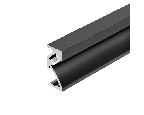 Основное фото Профиль Arlight SL-BEVEL-W21-2000 ANOD BLACK 043688: Купить в Интернет магазин освещения GCSVET.RU