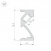 Дополнительное фото Профиль Arlight SL-BEVEL-W21-2000 ANOD BLACK 043688: Купить в Интернет магазин освещения GCSVET.RU
