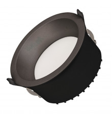Светильник встраиваемый Arlight MS-DROP-BUILT-R137-24W Warm3000 (BK, 90 deg, 230V) 041499