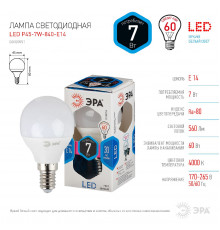 Светодиодная лампочка Эра LED P45-7W-840-E14 Б0020551