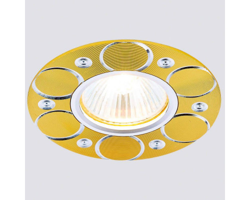 Дополнительное фото Светильник встраиваемый Ambrella Light Classic A808 AL/G: Купить в Интернет магазин освещения GCSVET.RU
