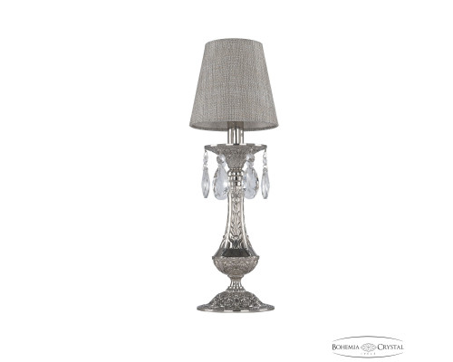 Основное фото Лампа настольная Bohemia Ivele Crystal Florence 71100L/1 Ni ST2: Купить в Интернет магазин освещения GCSVET.RU