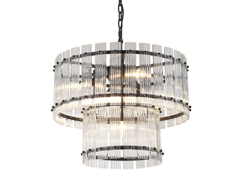 Основное фото Люстра подвесная Delight Collection Ruby KG1112P-7 black/clear: Купить в Интернет магазин освещения GCSVET.RU