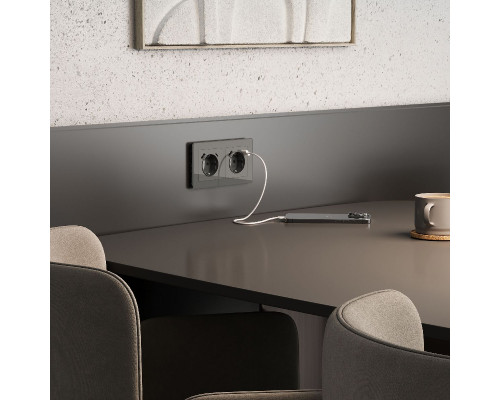 Дополнительное фото Розетка с заземлением, шторками и USB тип A+C Werkel 4690389197536 W1171744 a064093: Купить в Интернет магазин освещения GCSVET.RU