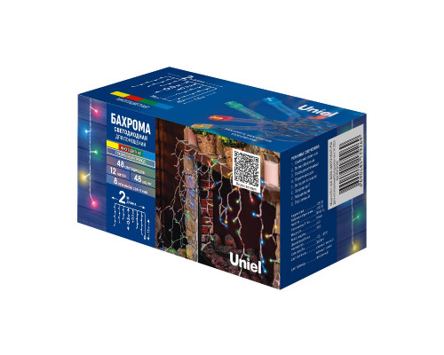 Дополнительное фото Гирлянда Uniel ULD-B2005-048/DTA MULTI IP20 UL-00010871: Купить в Интернет магазин освещения GCSVET.RU