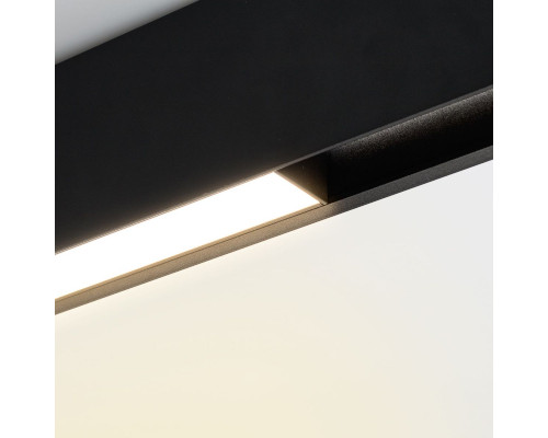 Основное фото Светильник трековый (магнитый) Arlight MAG-FLAT-45-L205-6W Warm3000 (BK, 100 deg, 24V, DALI) 046576: Купить в Интернет магазин освещения GCSVET.RU