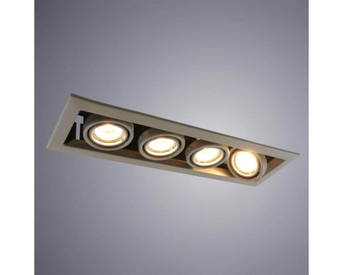 Дополнительное фото Светильник встраиваемый Arte Lamp Cardani Piccolo A5941PL-4GY: Купить в Интернет магазин освещения GCSVET.RU
