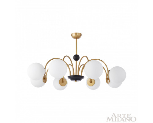 Дополнительное фото Люстра потолочная Arte Milano Napoli 312066/D940/8 BS/BK: Купить в Интернет магазин освещения GCSVET.RU