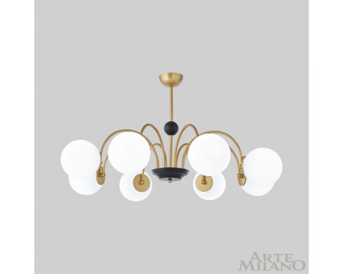 Дополнительное фото Люстра потолочная Arte Milano Napoli 312066/D940/8 BS/BK: Купить в Интернет магазин освещения GCSVET.RU