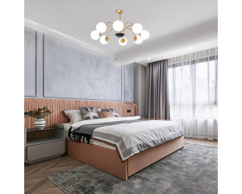 Дополнительное фото Люстра потолочная Arte Milano Napoli 312066/D940/8 BS/BK: Купить в Интернет магазин освещения GCSVET.RU