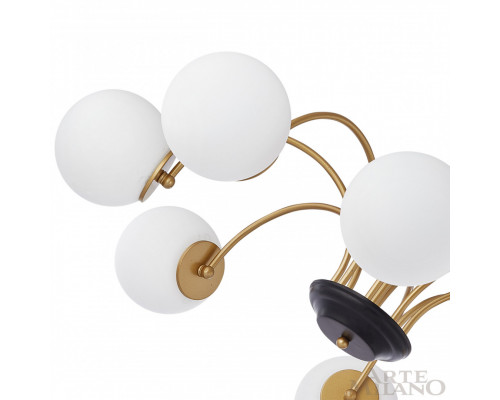 Дополнительное фото Люстра потолочная Arte Milano Napoli 312066/D940/8 BS/BK: Купить в Интернет магазин освещения GCSVET.RU