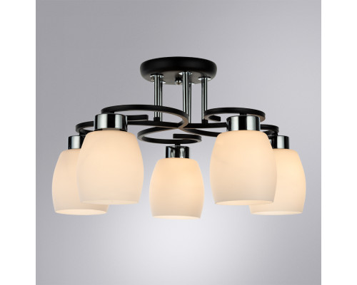 Дополнительное фото Люстра потолочная Arte Lamp Krit A4505PL-5BK: Купить в Интернет магазин освещения GCSVET.RU