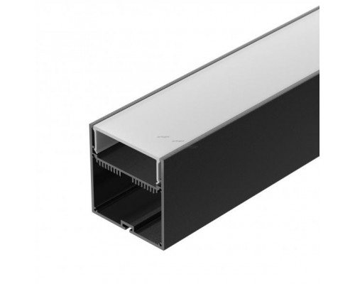 Основное фото Профиль Arlight SL-LINE-7477-2500 BLACK+OPAL 027991: Купить в Интернет магазин освещения GCSVET.RU